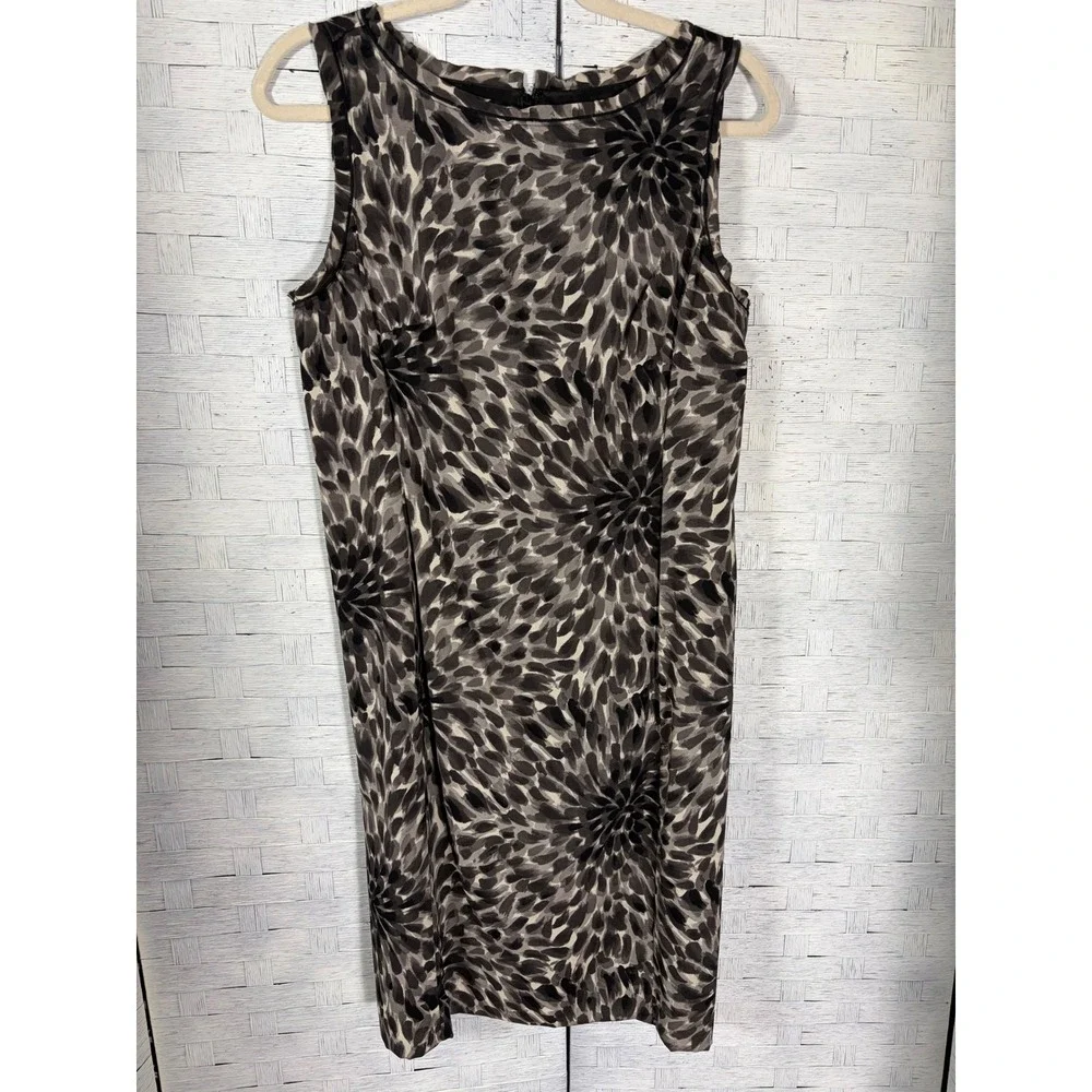 Ann Taylor Womens Dress Silk Blend Floral Shift Sleeveless feminine 236515